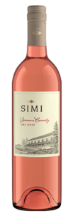 One of many wonderful dry rosés from Sonoma County