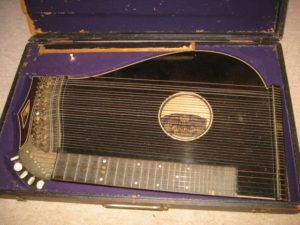When my grandfather died, his nephew, who lived in Wisconsin, inherited his beloved zither. 