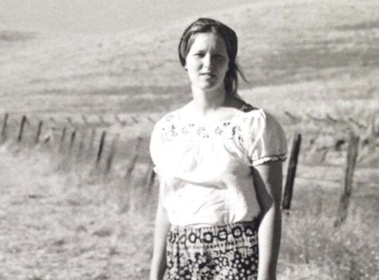 A Young Michele Anna Jordan in Lakeville, 1974