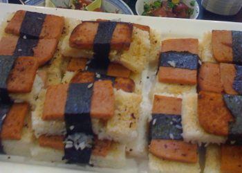 Spam Musubi, by students at Santa Rosa Junior College