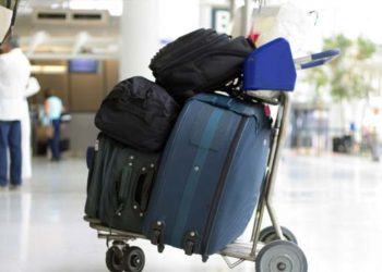 Luggage at Milan Train Station