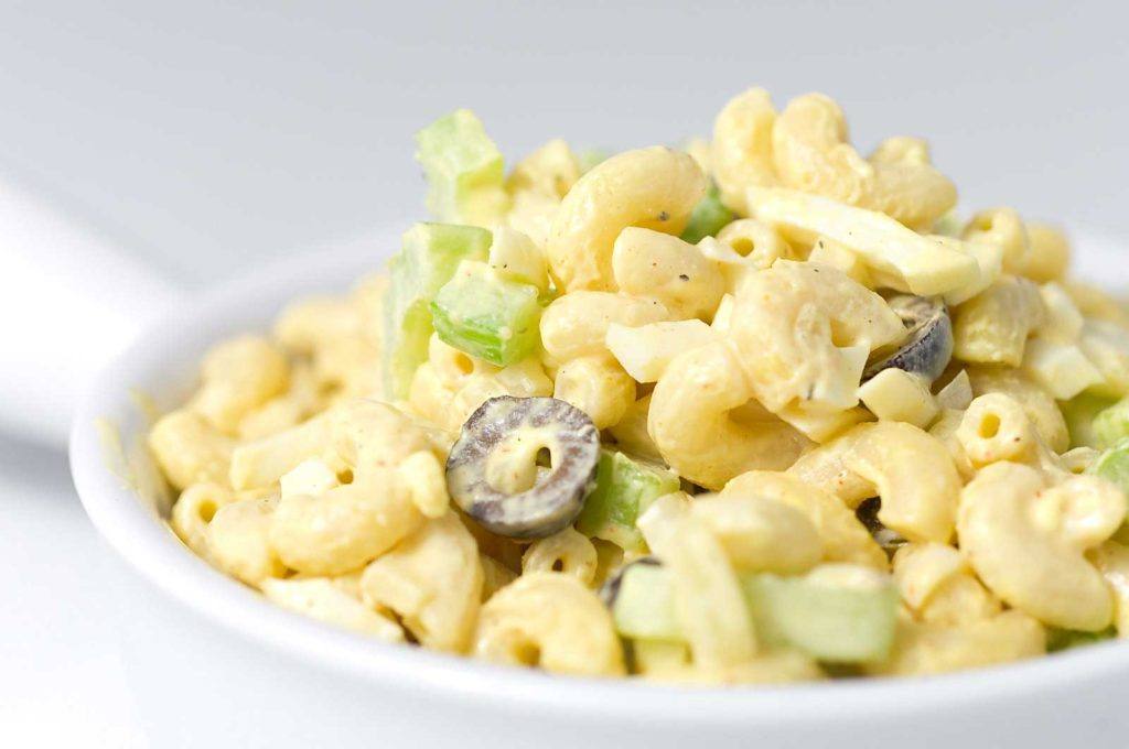 Macaroni Salad with Olives