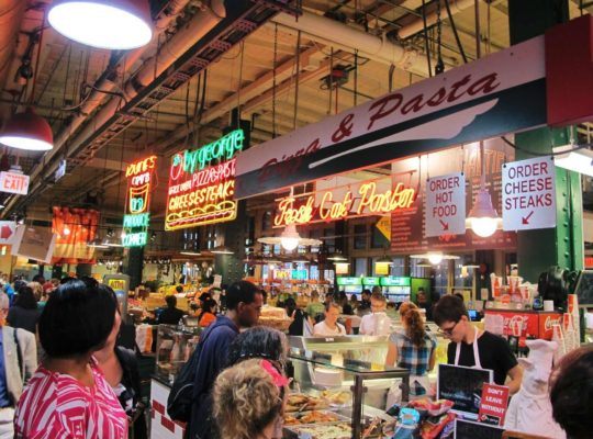 Food Stands at Harvest Market Festival Philadelphia