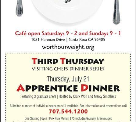Worth Our Weight Culinary Apprentice Program Brochure