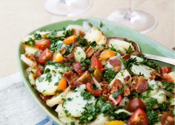 Potato Salad with Bacon and Tomatoes