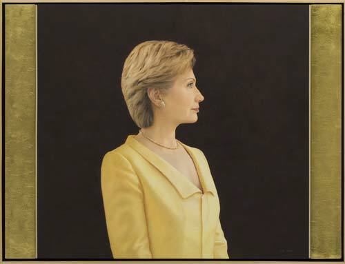 Portrait of Hilary Clinton